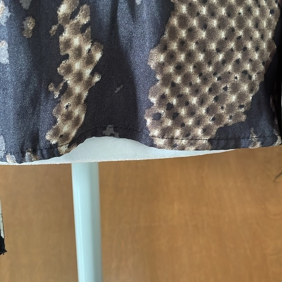 Python Print Batwing Blouse by Express - Picture 6 of 16